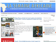 Tablet Screenshot of lasemaineafricaine.net